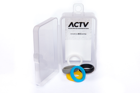 ACTV woman's silicone wedding ring - Sleek and flexible design for active lifestyles